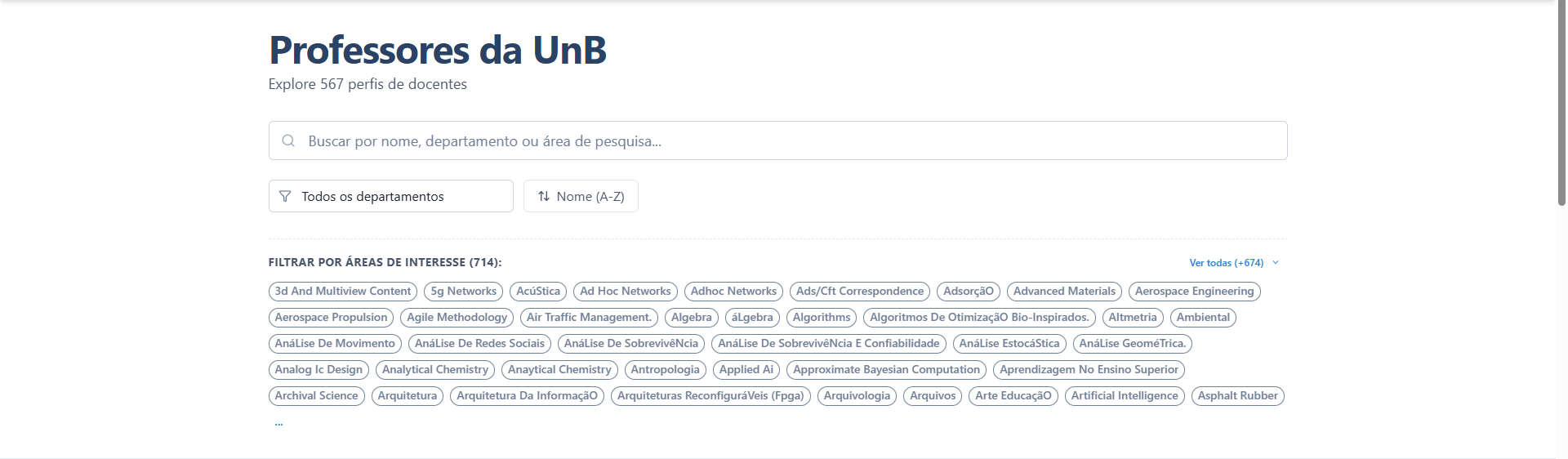 GIF ou Print da Busca e Filtros